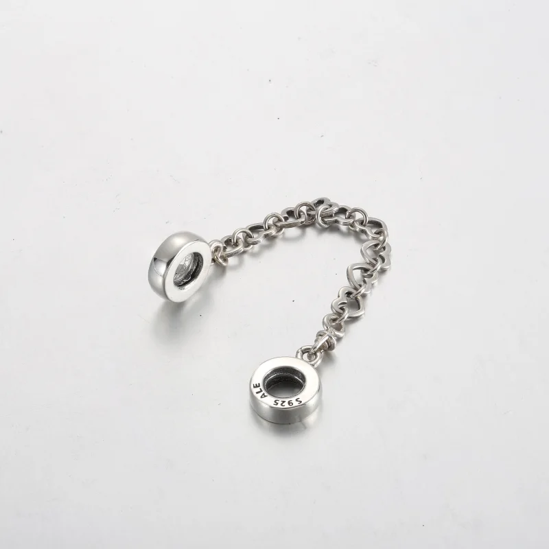 (image for) Pandora Linked Hearts Safety Chain - 792274C00 - View 3