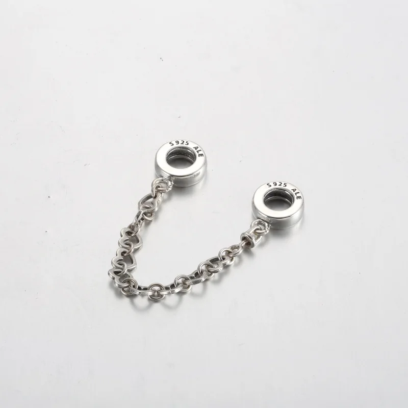 (image for) Pandora Linked Hearts Safety Chain - 792274C00 - View 4