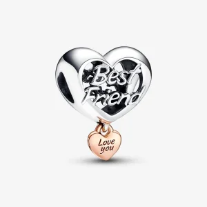 (image for) Pandora Love You Best Friend Heart Charm - 782243C00