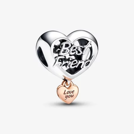 Pandora Love You Best Friend Heart Charm - 782243C00 Pandora Love You Best Friend Heart Charm - 782243C00