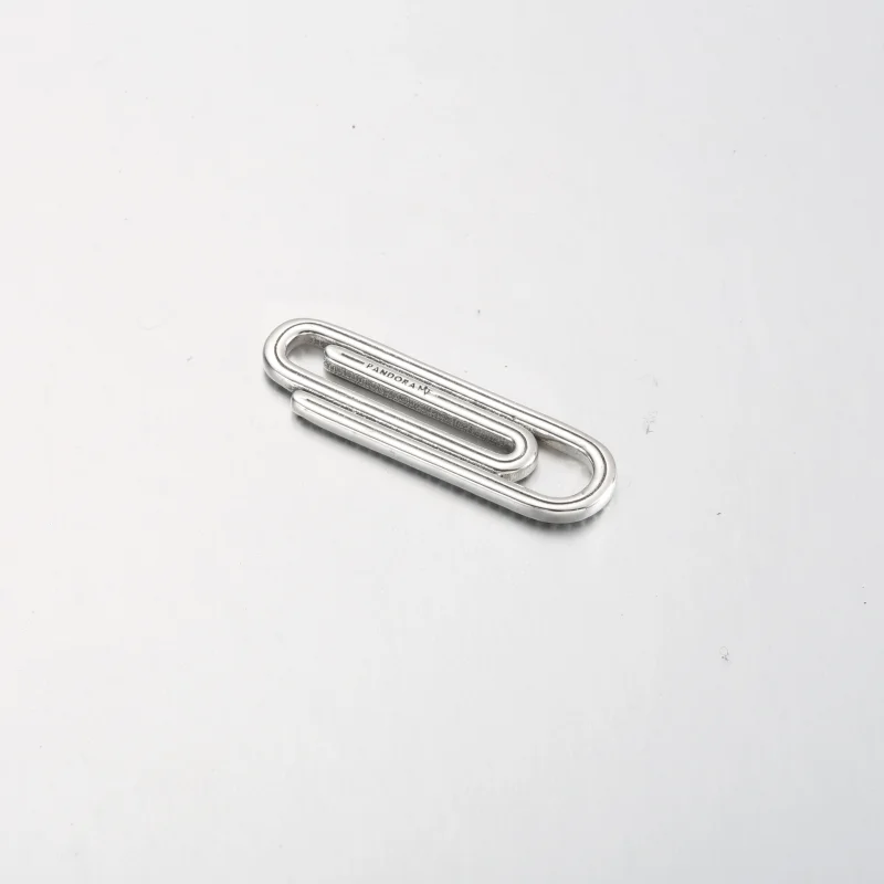 (image for) Pandora ME Pavé Paperclip Styling Link - 792297C01 - View 3