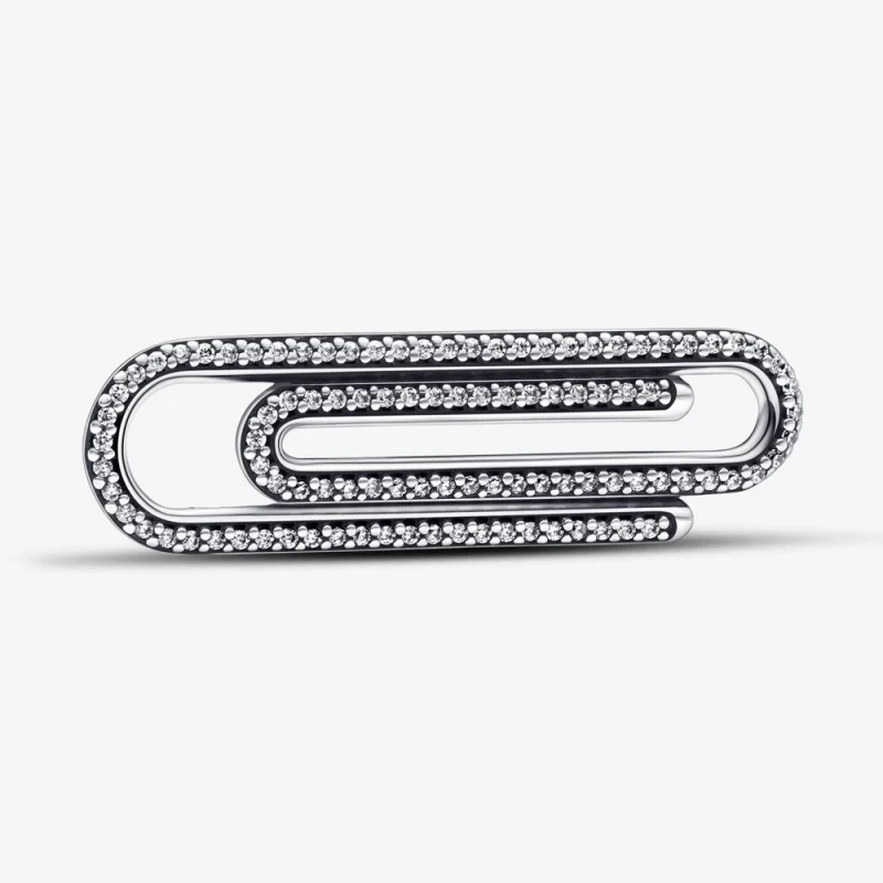 (image for) Pandora ME Pavé Paperclip Styling Link - 792297C01 - Product Image
