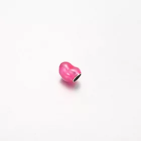 Pandora Metallic Pink Heart Charm - 799291C03 Pandora Metallic Pink Heart Charm - 799291C03