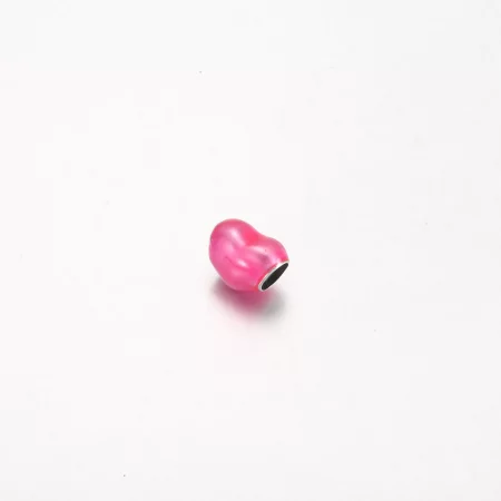 Pandora Metallic Pink Heart Charm - 799291C03