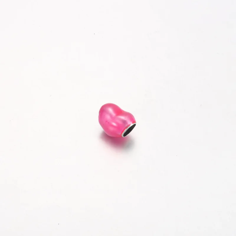 (image for) Pandora Metallic Pink Heart Charm - 799291C03 - View 2