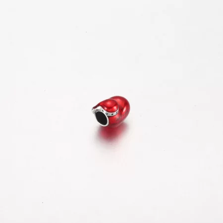 Pandora Metallic Red Christmas Heart Charm - 792336C01