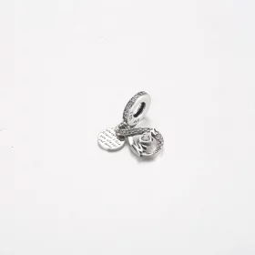 Pandora Mom Infinity Pavé Double Dangle Charm - 791468C01 Pandora Mom Infinity Pavé Double Dangle Charm - 791468C01