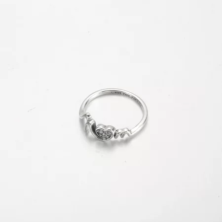 Pandora Mom Pavé Heart Ring - 191149C01