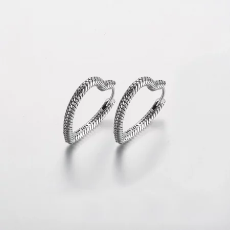 Pandora Moments Heart Charm Hoop Earrings - 292236C00