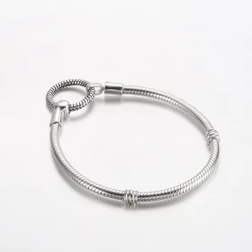 Pandora Moments O Closure Snake Chain Bracelet - 592242C00