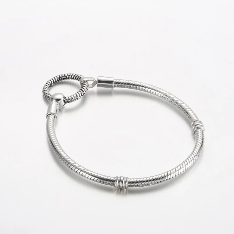 (image for) Pandora Moments O Closure Snake Chain Bracelet - 592242C00 - View 2
