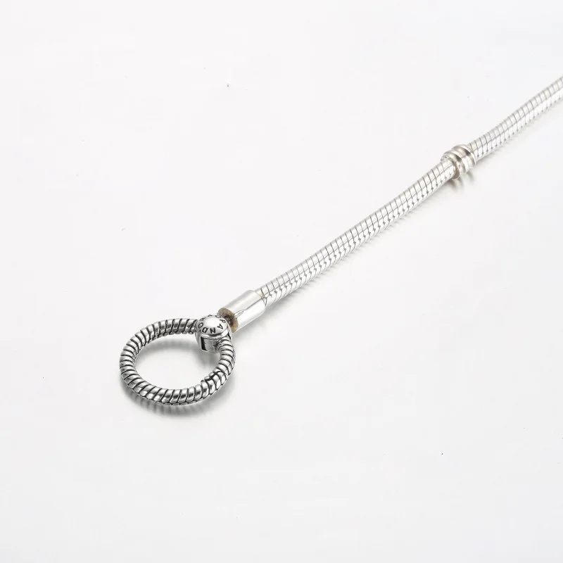 (image for) Pandora Moments O Closure Snake Chain Bracelet - 592242C00 - View 4