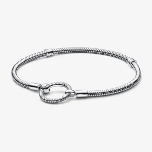 Pandora Moments O Closure Snake Chain Bracelet - 592242C00 (image for) Pandora Moments O Closure Snake Chain Bracelet - 592242C00