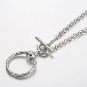 Pandora Moments O Pendant T-bar Necklace - 391157C00 Pandora Moments O Pendant T-bar Necklace - 391157C00