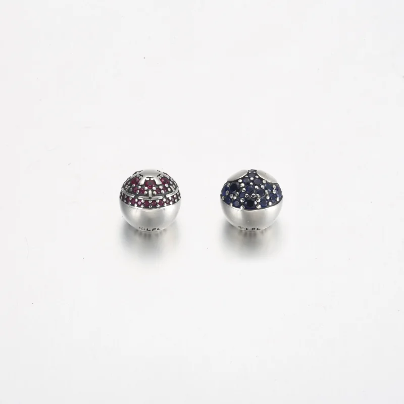 (image for) Pandora Moments Star Wars™ Light & Dark Side Logo Open Bangle - 591139C01 - View 5