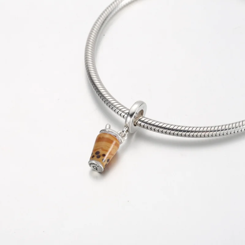 (image for) Pandora Murano Glass Bubble Tea Dangle Charm - 791685C01 - View 4