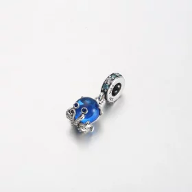 Pandora Murano Glass Cute Octopus Dangle Charm - 791694C01 Pandora Murano Glass Cute Octopus Dangle Charm - 791694C01