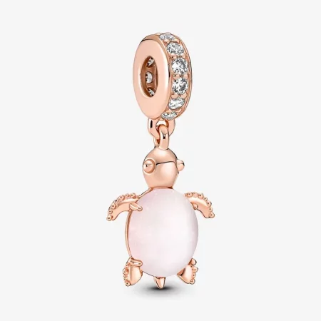Pandora Murano Glass Pink Sea Turtle Dangle Charm - 788939C01