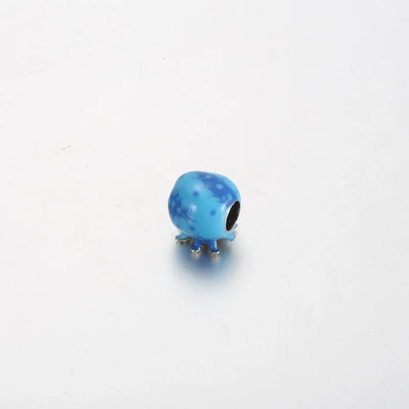 (image for) Pandora Ocean Bubbles & Waves Octopus Charm - 791698C01 - View 4