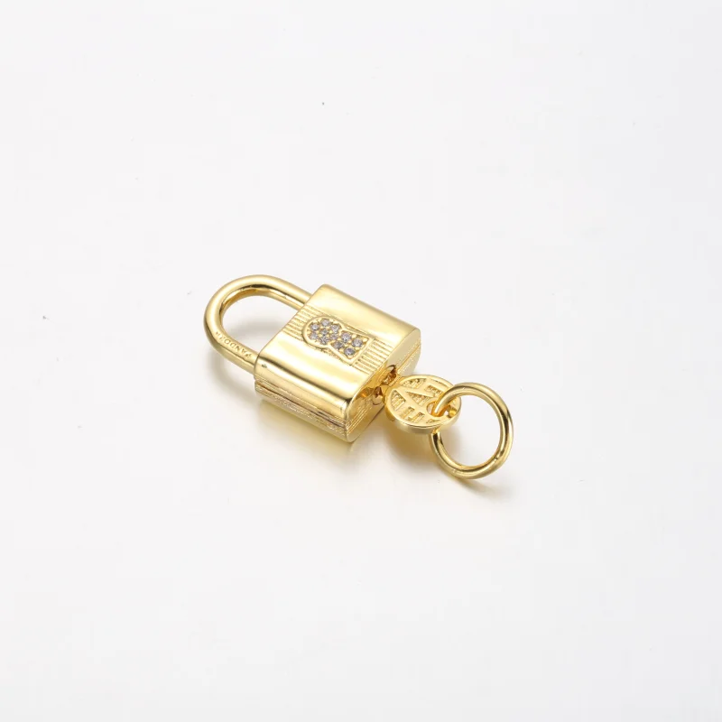 (image for) Pandora Padlock & Key Dangle Charm - 760088C01 - View 3