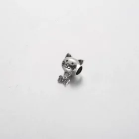 Pandora Pet Cat & Bow Charm - 792255C01