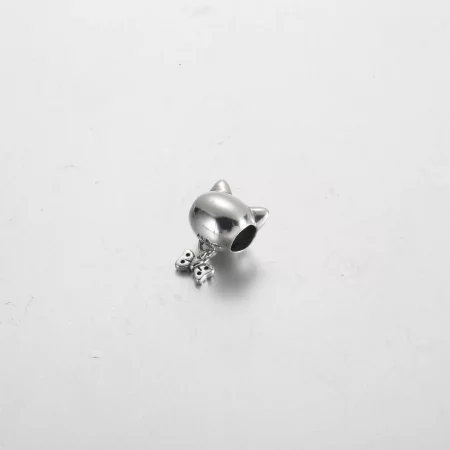 Pandora Pet Cat & Bow Charm - 792255C01