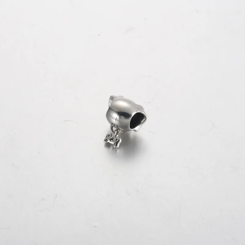 (image for) Pandora Pet Dog & Bone Charm - 792254C01 - View 3