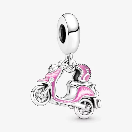 Pandora Pink Scooter Dangle Charm - 791057C01