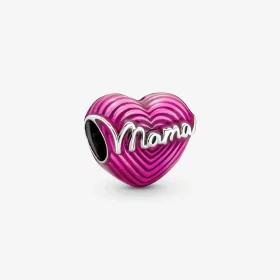 Pandora Radiating Love Mama Heart Charm - 791505C01 Pandora Radiating Love Mama Heart Charm - 791505C01