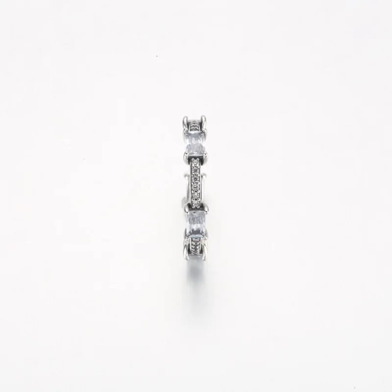 (image for) Pandora Rectangular Bars Sparkling Pavé Ring - 192397C01 - View 5