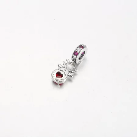 Pandora Red Nose Reindeer Murano Dangle Charm - 792330C01