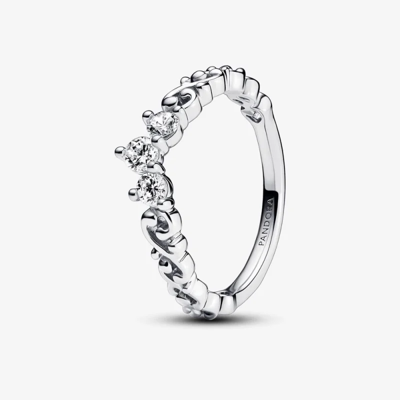 (image for) Pandora Regal Swirl Tiara Ring - 192232C01 - Product Image