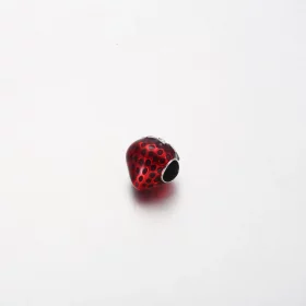Pandora Seeded Strawberry Fruit Charm - 791681C01 Pandora Seeded Strawberry Fruit Charm - 791681C01