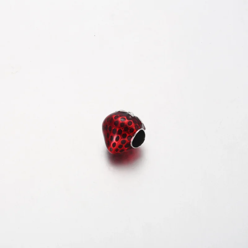 (image for) Pandora Seeded Strawberry Fruit Charm - 791681C01 - View 2