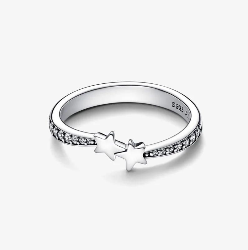 (image for) Pandora Shooting Stars Sparkling Ring - 192365C01 - View 6