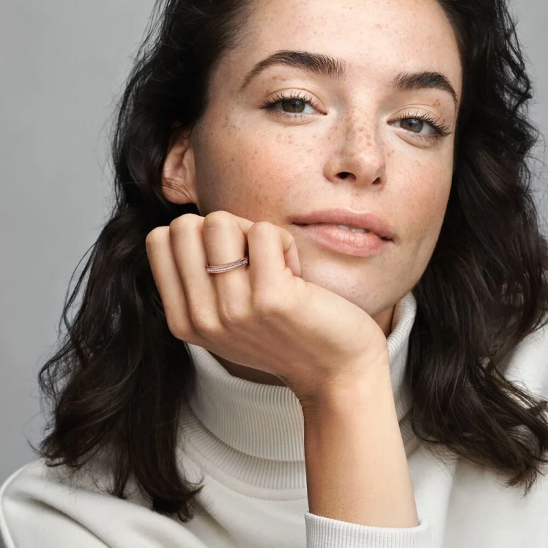 (image for) Pandora Signature I-D Pavé Ring - 182283C01 - View 6