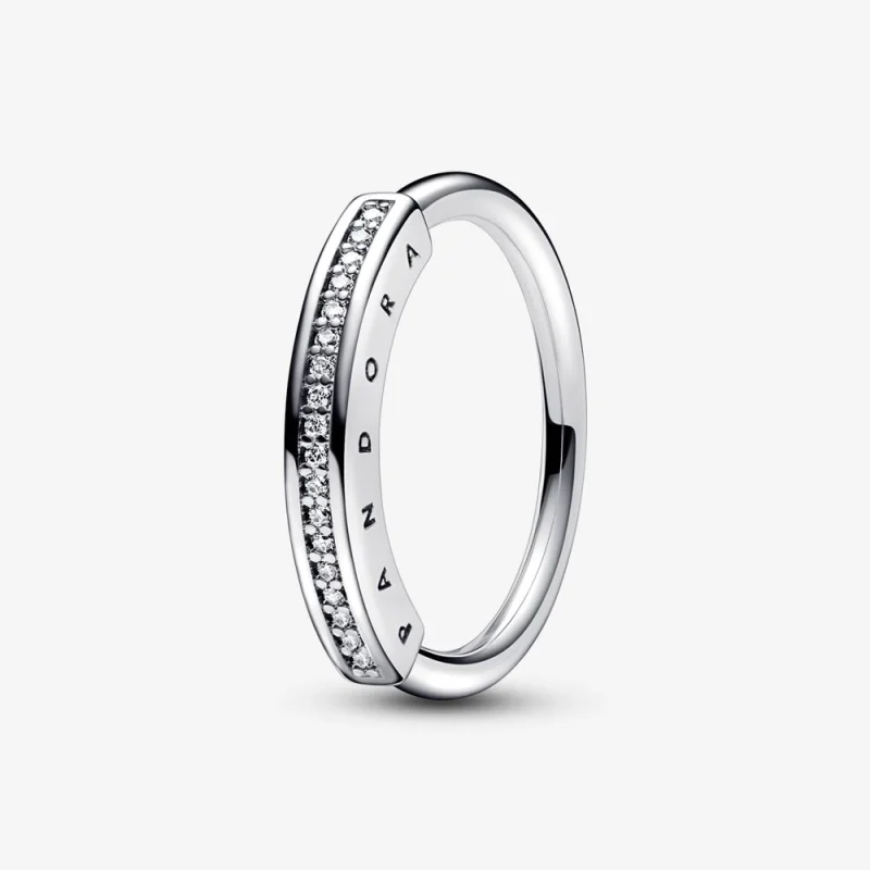 (image for) Pandora Signature I-D Pavé Ring - 192283C01 - Product Image