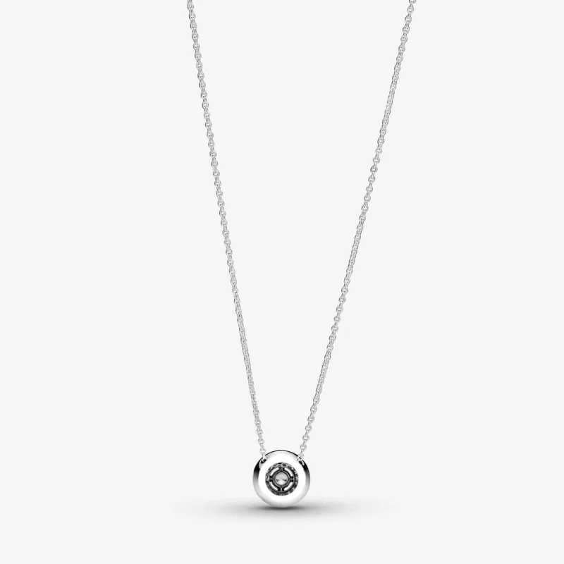 (image for) Pandora Sparkling Double Halo Collier Necklace - 399414C01-45 - View 2