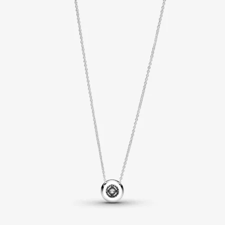 Pandora Sparkling Double Halo Collier Necklace - 399414C01-45