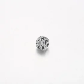 Pandora Sparkling Herbarium Cluster Round Charm - 792383C01 Pandora Sparkling Herbarium Cluster Round Charm - 792383C01