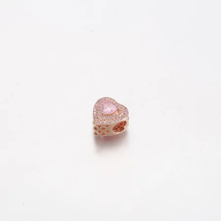 Pandora Sparkling Levelled Heart Charm - 789218C01