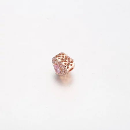 Pandora Sparkling Levelled Heart Charm - 789218C01