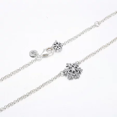 Pandora Sparkling Snowflake Pendant Necklace - 392371C01