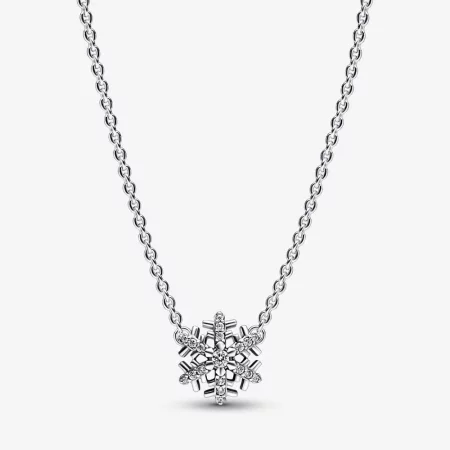 Pandora Sparkling Snowflake Pendant Necklace - 392371C01