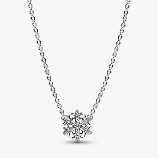 Pandora Sparkling Snowflake Pendant Necklace - 392371C01