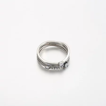 Pandora Sparkling Triple Band Ring - 199400C01