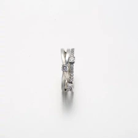Pandora Sparkling Triple Band Ring - 199400C01