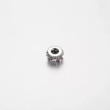 Pandora Sparkling Triple Halo Hearts Charm - 791161C01