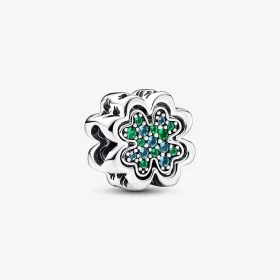Pandora Splittable Four Leaf Clover Charm - 792752C01 Pandora Splittable Four Leaf Clover Charm - 792752C01