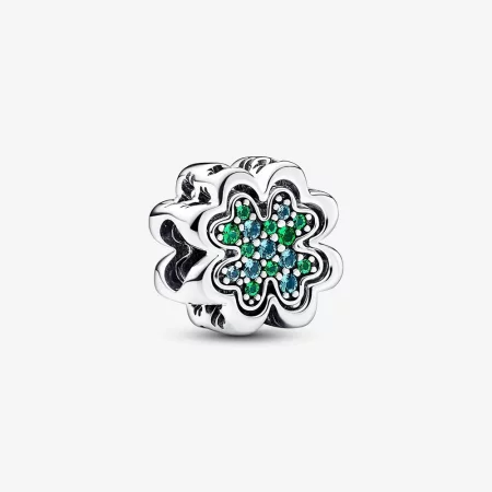 Pandora Splittable Four Leaf Clover Charm - 792752C01 Pandora Splittable Four Leaf Clover Charm - 792752C01